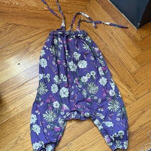 Tea Purple Floral 18-24 Months Romper